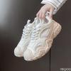 Fashionable Mesh Shoes 2024 Autumn New Design Sense Thick Sole Breathable Casual Women's Shoes Zapatillas De Deporte Sneakers