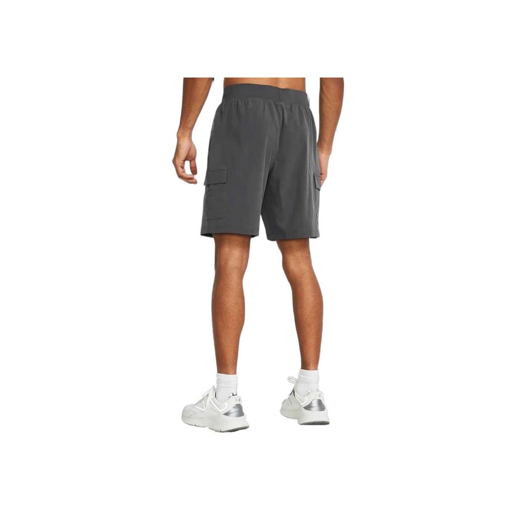Under Armour Einfarbige Einfache Weiche Dehnbare Gewebte Freizeitshorts Herrenshorts Nashorn-Grau 1383022-025