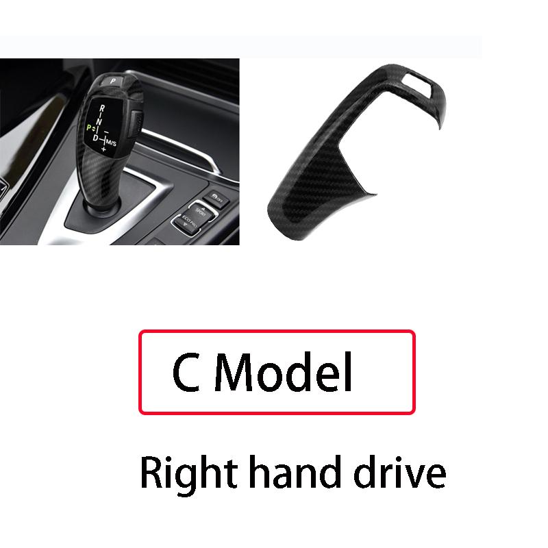 

Автомобильная ручка переключения передач, накладка из углеродного волокна, стильная наклейка для BMW F20 F30 F31 F34 X5 F15 X6 F16 X3 F25 X4 C Model