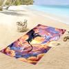 Dragon Trainning Print Beach Towel, Large Soft Quick Dry Towel for Beach Camping Swimming