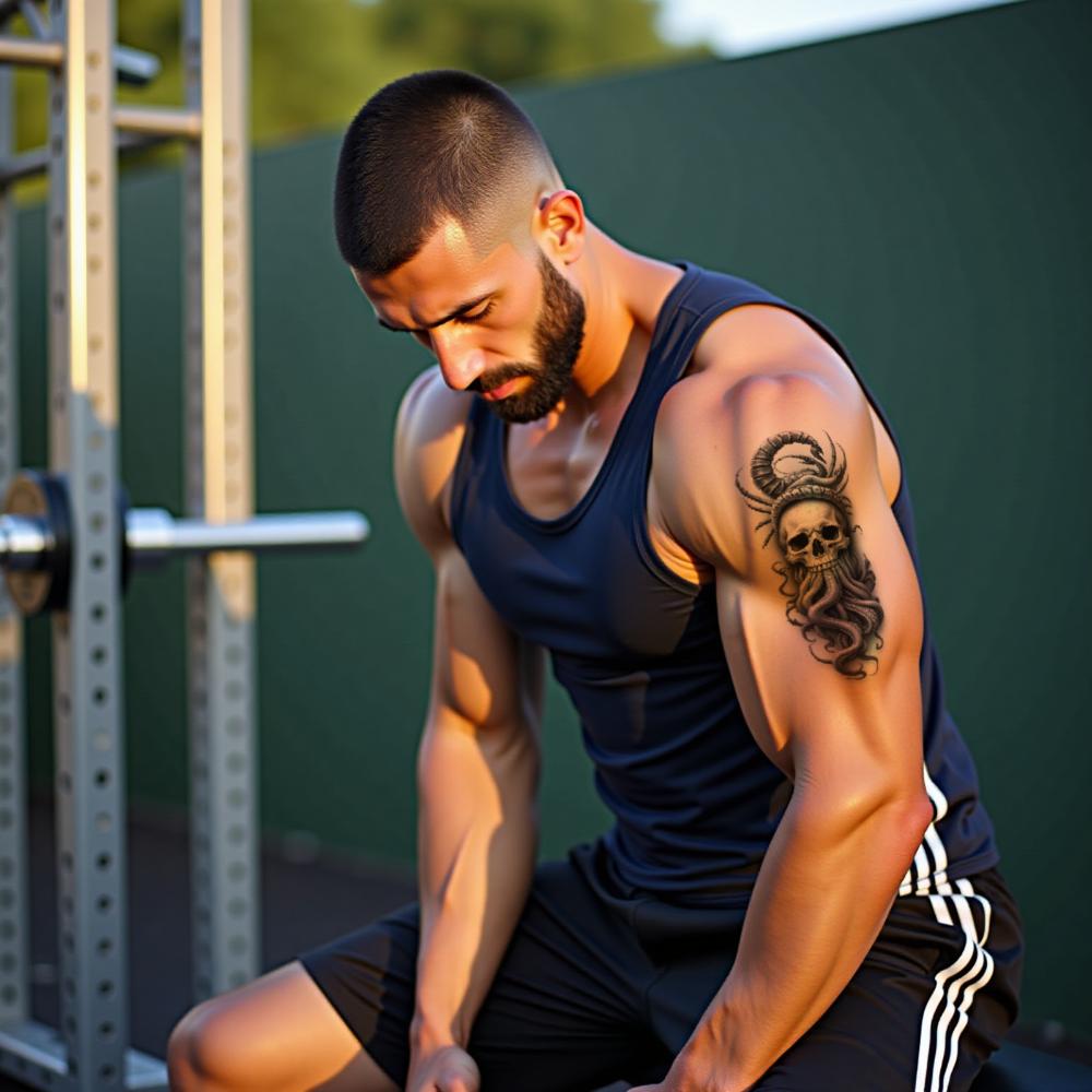 3pcs Temporary Tattoo Realistic Temporary Tattoos Spider Skull Tattooed Arm Dark Artwork For Adults Men Arms