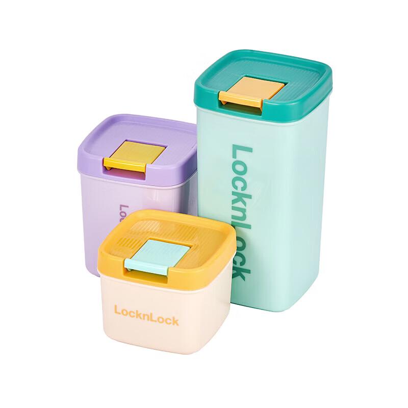 LocknLock Playful Sealed Jar 3-Piece Set