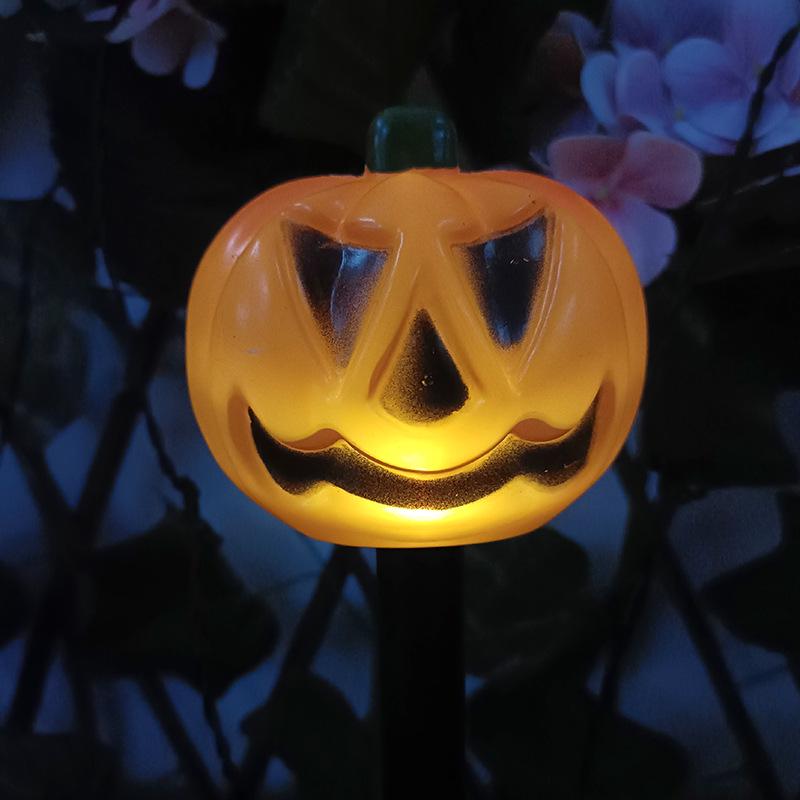 Solar LED Halloween Pumpkin & Skull Lawn Light