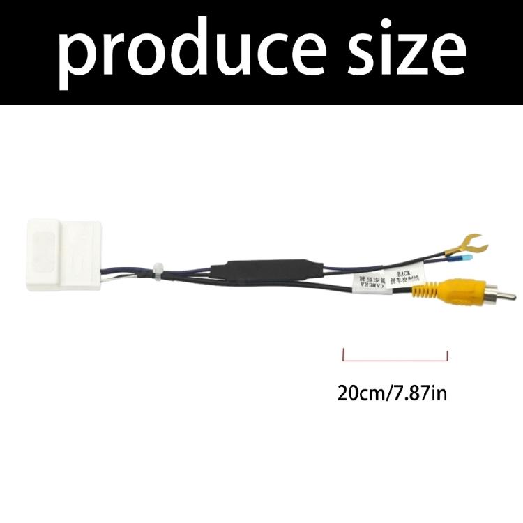 Car Radio Installation Parking Camera Cable Quick Setup Vehicles Video Converter Cable for R 2015 Replacement Part