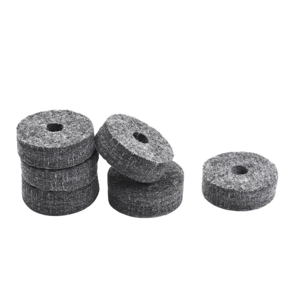 23pcs Cymbal Replacement Accessories Drum Parts with Cymbal Stand Felts Drum Cymbal Felt Pads Include Wing Nuts Washers