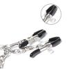 Samcos SM Collar SM Nipple Clipper Metal Chain Nipple Clamp Adjustable Adult Toys SM Goods SM Cosplay