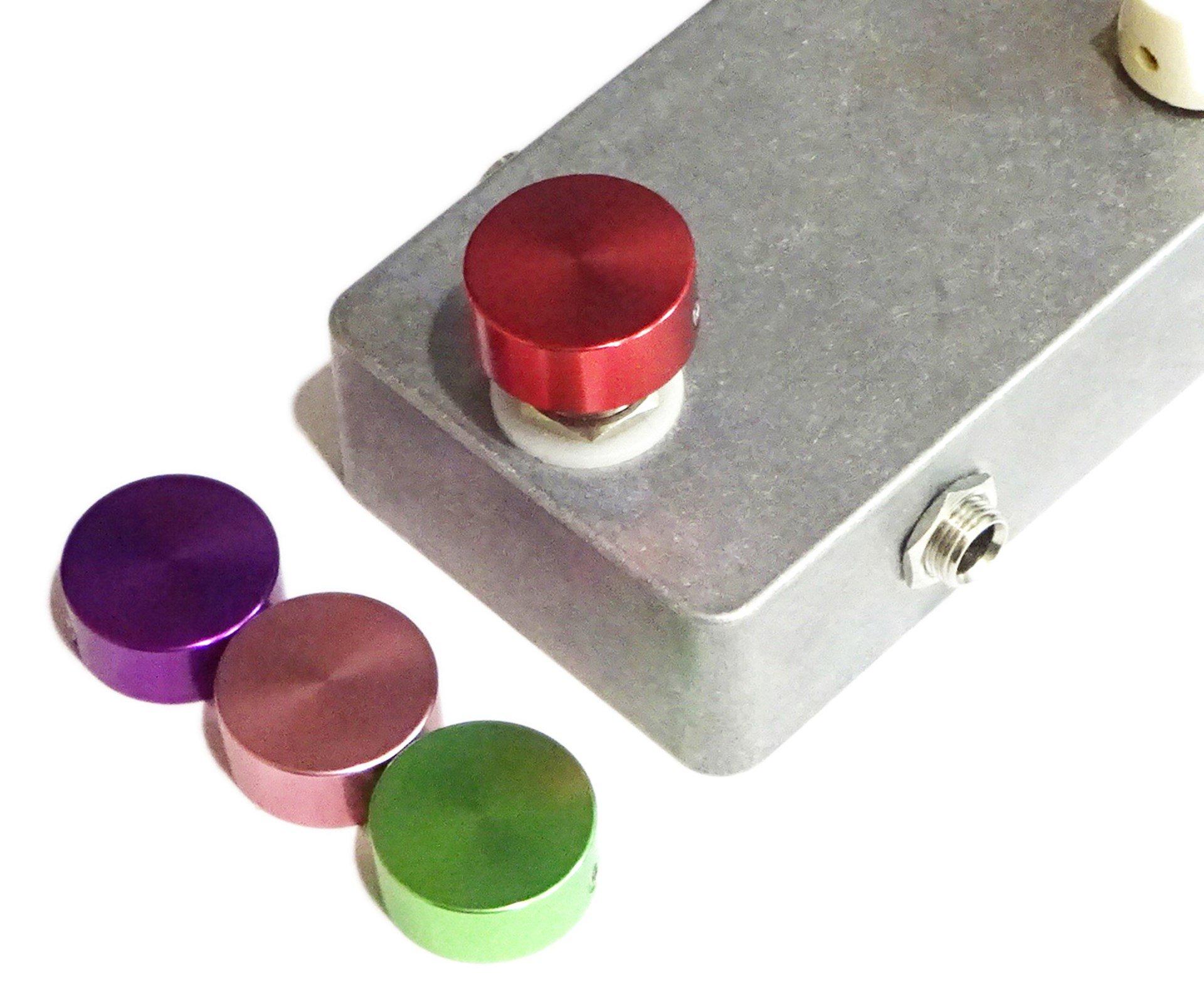 

[F.S.T.A.] Эффектор Ножной Переключатель Колпачок Переключателя Ножная Накладка Алюминиевый 4-Цветный Набор (Красный, Зеленый, Розовый, Фиолетовый) FSWA-4C-RdGrPiPp