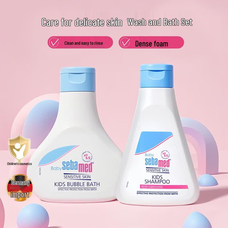 Sebamed Baby Bubble Bath & Shampoo Set