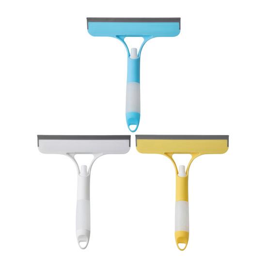 3 In 1 Window Squeegee Cleaner with Spray Bottle Ergonomic Design Double-sided Wipe Window Scrubber Cleaning Tool