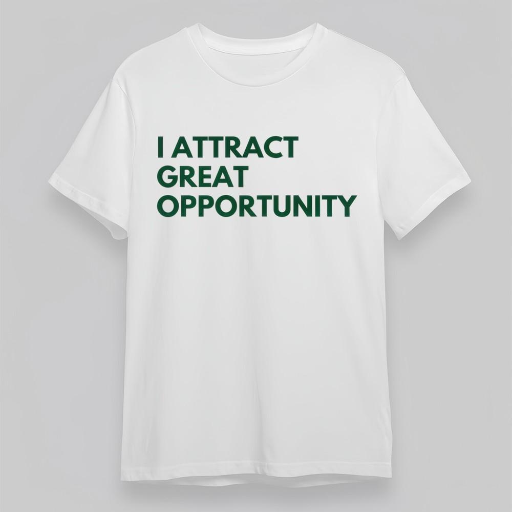 Dámské tričko plus size s grafikou Zákona přitažlivosti bílé 100% bavlna topy