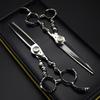 Lhg-18 Silver 6.0 Inch 440C Special-Shaped, Hair Scissors, Hair Scissors, Flat Scissors, Bangs Scissors