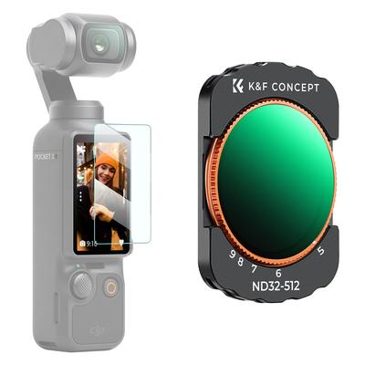 Konzept Magnetischer Variabler ND-Filter für DJI OSMO Pocket 3 ND-Filter Magnetische Adsorption Bequeme Installation Lichtdämpfungsanpassung AGC