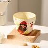 Household Ceramic Cup Cute Milk Cup Children'S Breakfast Cup Drinking Cartoon Parent Child Water Mugs Kitchen Tools 2025 New