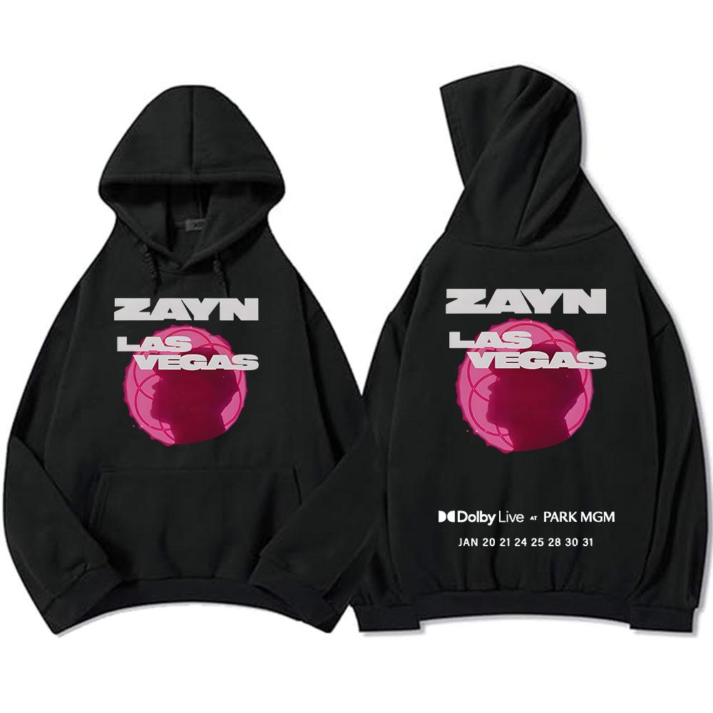 

ZAYN s 2026 Las Vegas Hoodies Long Sleeve Fleece Winter Hooded Sweatshirts Loose Casual Men Women Pullover Unisex Streetwear Top XS