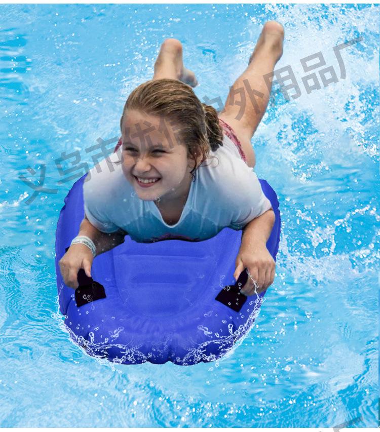 Beginner-Friendly Lightweight Inflatable Bodyboard for Safe Swimming and Surfing