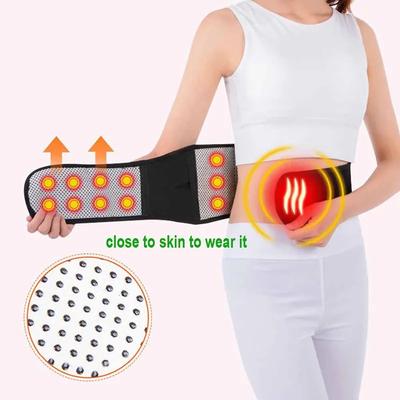 Sangles de Support Auto-chauffantes Magnétiques Réglables pour le Dos et la Taille, Sangles de Massage de la Taille, Sangles de Soutien Sportif et de Soin du Corps