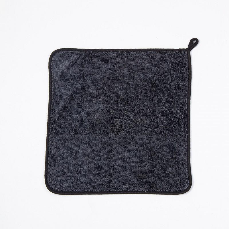 

Скрученное маленькое плетение Впитывающее полотенце для мойки автомобиля - Высокая впитываемость, Толстое, Не оставляет ворсинок, Идеально для сушки 30x30cm 500g Braid серый