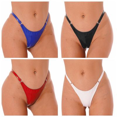 Sexy Unterwäsche für Damen, glatter Slip mit niedriger Taille und Tanga