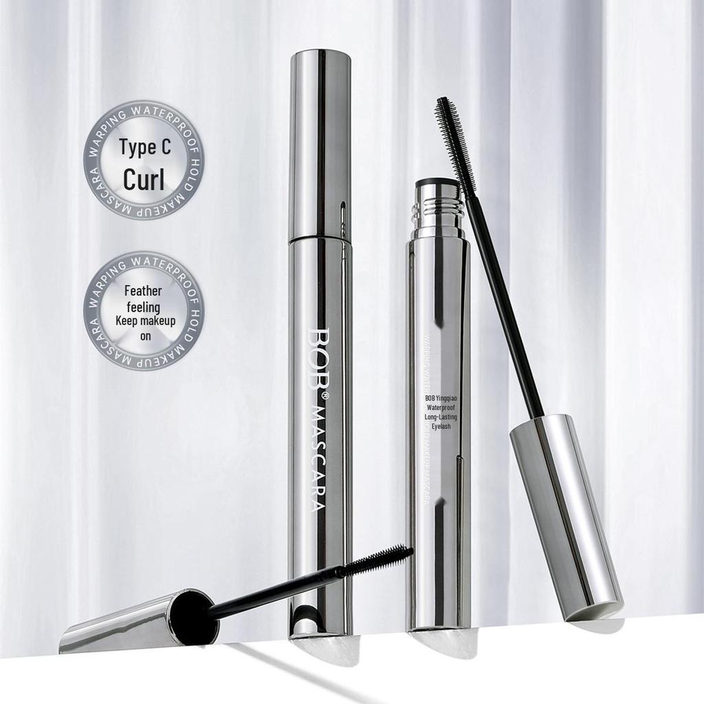 BOB Long-lasting Waterproof Clump-free Slim Curling Mascara for Short Eyelashes