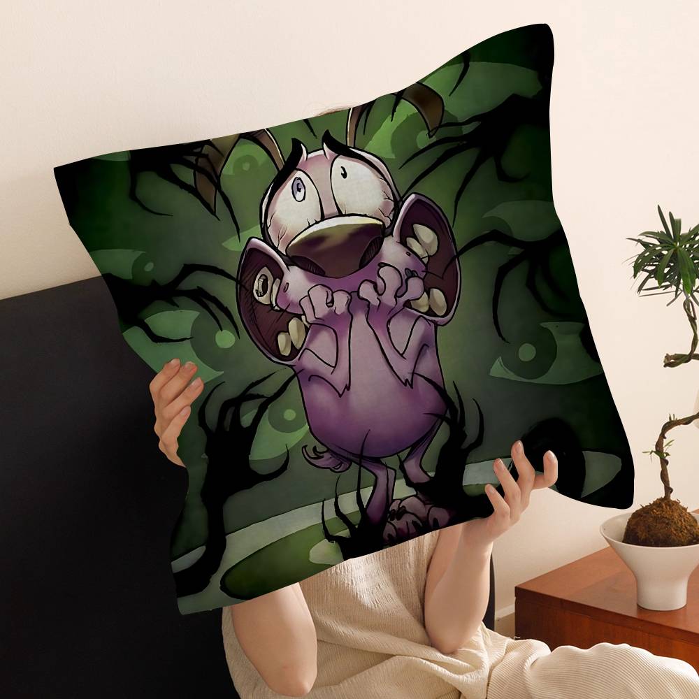 Cartoons C-Courage The Cowardly Dog Cushion Cover Decorative Pillow Sofa Home Decor Case Pillow Cases
