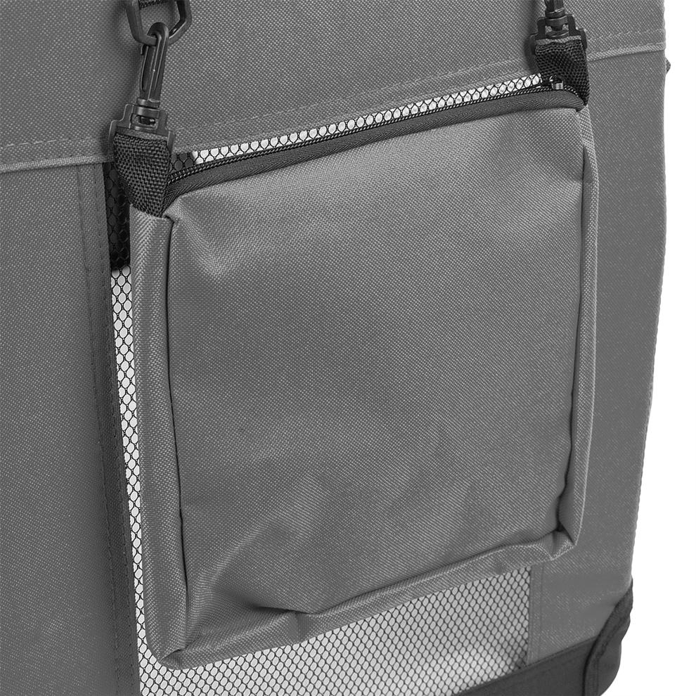 KCT Medium Grey Fabric Pet Carrier Travel Transport Bag for Cats and Dogs