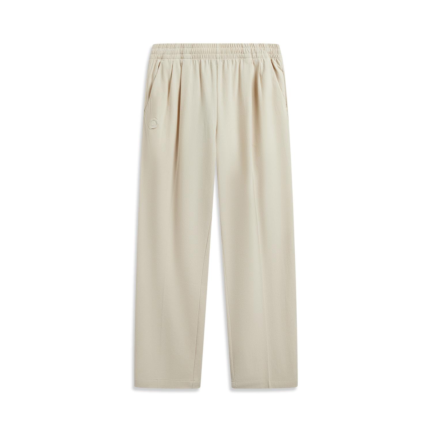 

Li Ning Серия Wade Однотонные Мягкие Универсальные Простые Свободные Повседневные Брюки Мужские низ AKXW073-1 M