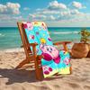 1Pc Kawaii Kirby Party Decorations Beach Towel, Quick Dry, Multi-Use for Beach Pool Gym Yoga Home Travel, Christmas, Halloween, Xmas Gift Em9299