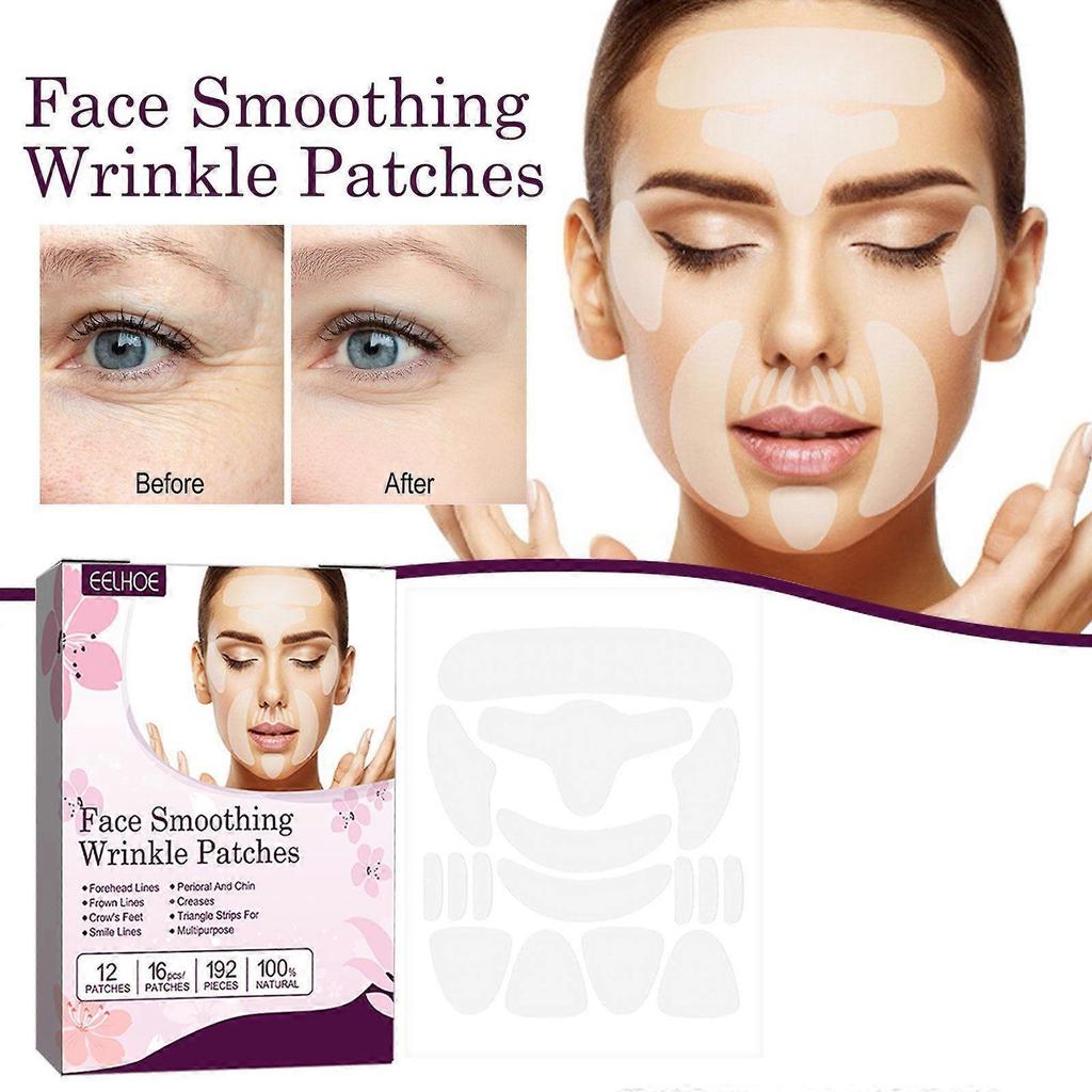 Facial Care Patches For Firming, Lifting And Reducing Frown Lines On The Face