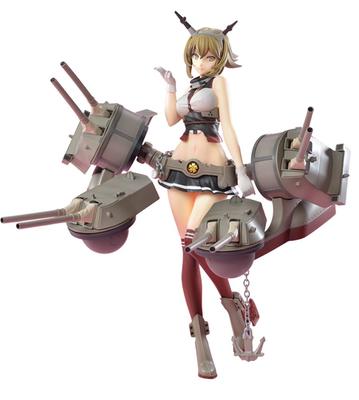 Anime Kantai Collection SPM Figure Battleship Mutsu Mutsu Outfitting Twin All 2 Types Set -KanColle- & -41cm Guns-