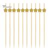 Bite-sized Snack Picks 100/200Pcs Wooden Ball Toothpicks Long Cocktail Appetizers No Residue Baking Garnish Skewers with Sturdy Polished Heads