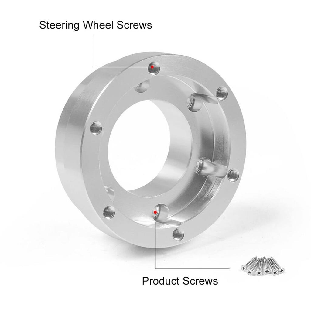 Palumma Pro Logitech G29 G920 G923 Trhací Boss Podložka 70mm Volantová Podložka Prodloužení Boss Boss Podložka (Černá)