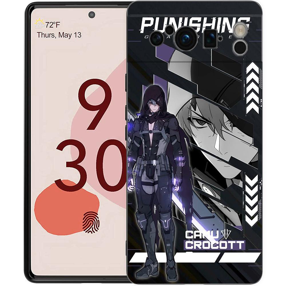 Punishing Gray Raven Anime Telefondeksel For Google Pixel 8 A 7 6 Pro 6A 5G Svart Mykt Støtsikkert Bakdeksel Silikonskall Coque