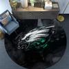 Philadelphia Eagles Round Area Rug,Carpet Rug for Living Room Bedroom Sofa Playroom Decor,Non-slip Floor Mat