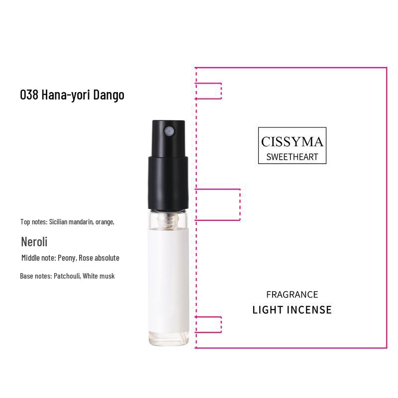 3ml Women's Light Fragrance Sample Card - Long-Lasting Q Version Spray, Men's Gift