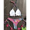 2024 Sexy Bikini Floral Print Bademode String Bikini Set Push Up Badeanzug Bikinis Frauen Biquini Strand Badeanzug Frauen