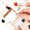Pull-Out Sticky Notes Portable Self-Adhesive Notepad Animal Memo Pad Cartoon Boxed Memo Paper For Gift Student Dormitory