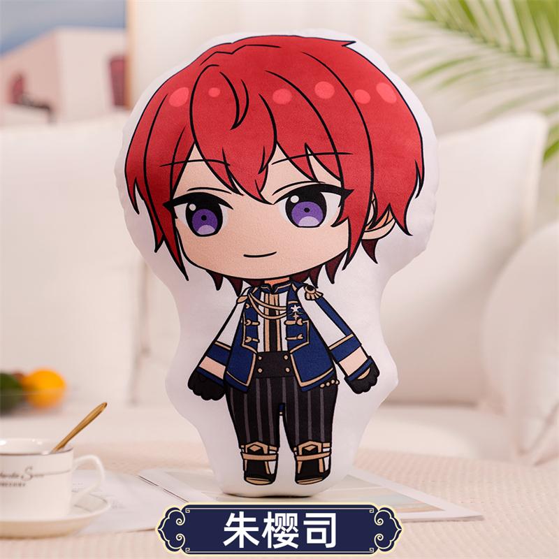45cm Ensemble Stars Plush Toy Cartoons Anime Knights UNDEAD Tsukinaga Leo Sena Izumi  Throw Pillow Cosplay Props Sofa Cushion