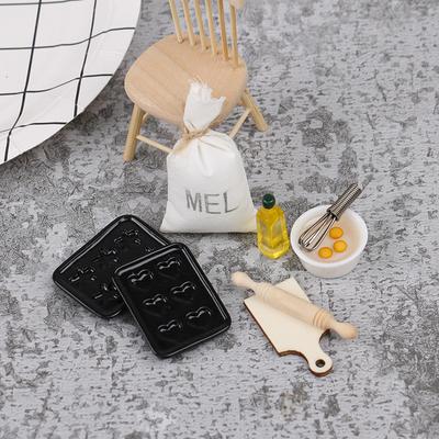 8Pcs/Set 1:12 Dollhouse Miniatures Kitchen Baking Tools Accessories Toys