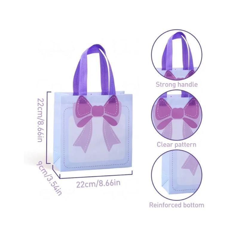 1-20PCS Cartoon Dopamine Handbag for Children High-End Non-Woven Fabric Party Gift Bag for Birthdays and Souvenirs