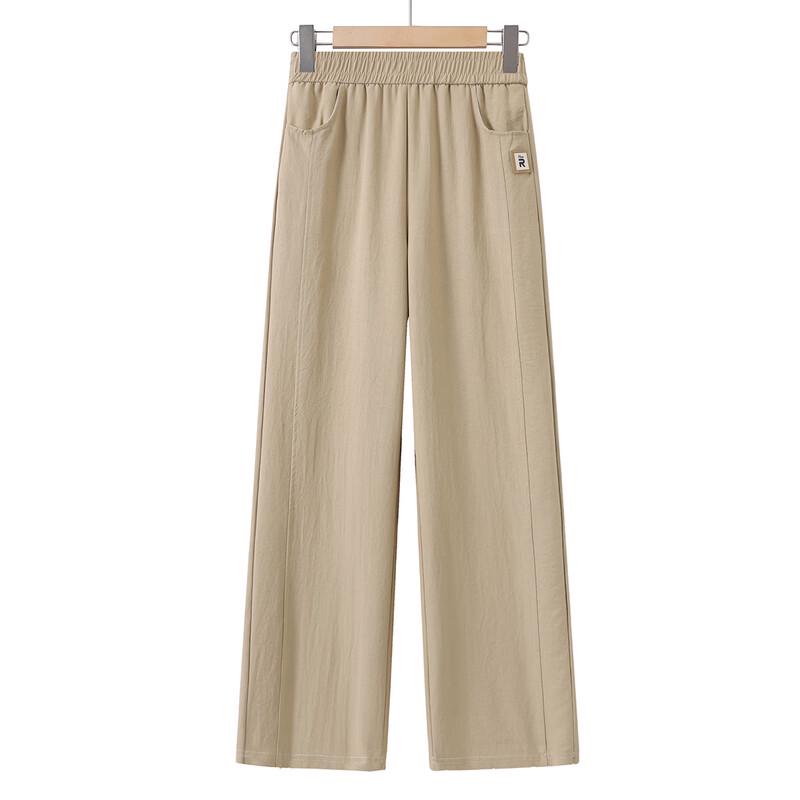 BAOLIANDUO Women s Summer Straight-Leg Casual Pants 5XL