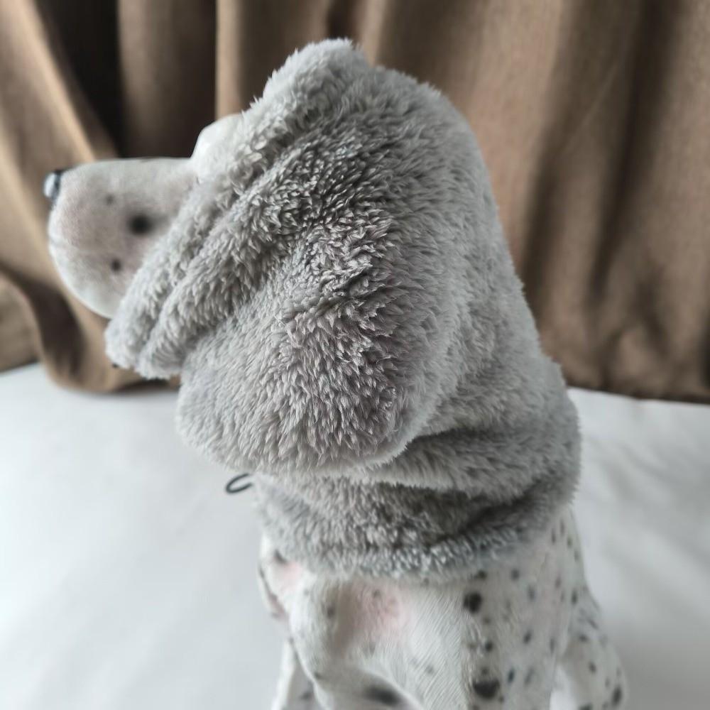 Geräuschdichte Beruhigungs-Ohrenschützer für Hunde Winddichte Atmungsaktive Haustier-Kopfbedeckung Verhindern Erschrecken Weiche Warme Haustierpflege-Ohrenschützer Winter