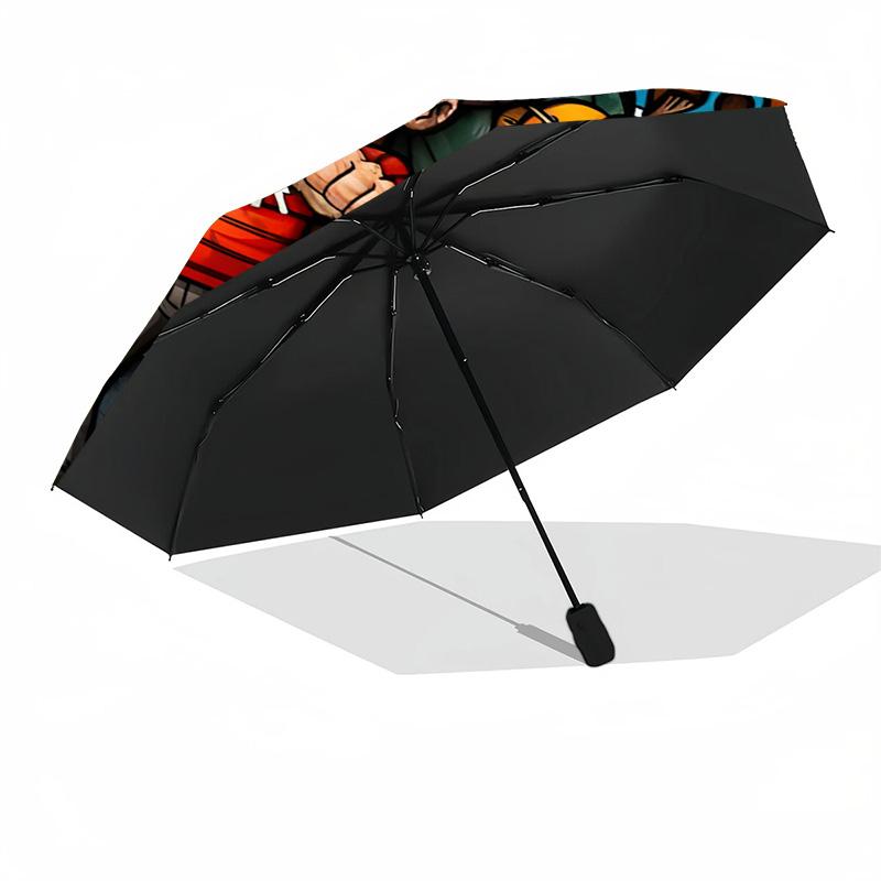 Horror Movie Characters Umbrella Folding umbrella, automatic umbrella 8-Frame for Travel, camping Use Gift for Halloween Christmas