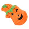 Halloween Pumpkin Dog Clothes Cute Warm Dog Costume for Medium Large Dogs Autumn Winter Orange XL
