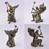 Resin Decoration with Retro Design Statue Creative Artistic Collection Ornamental Sculpture for Desk