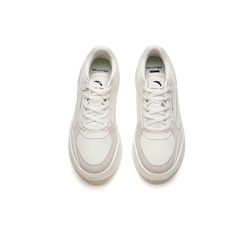 Anta Fashion Durable Low-Top Skate Shoes Women sneaker Light-Beige 922138823-1