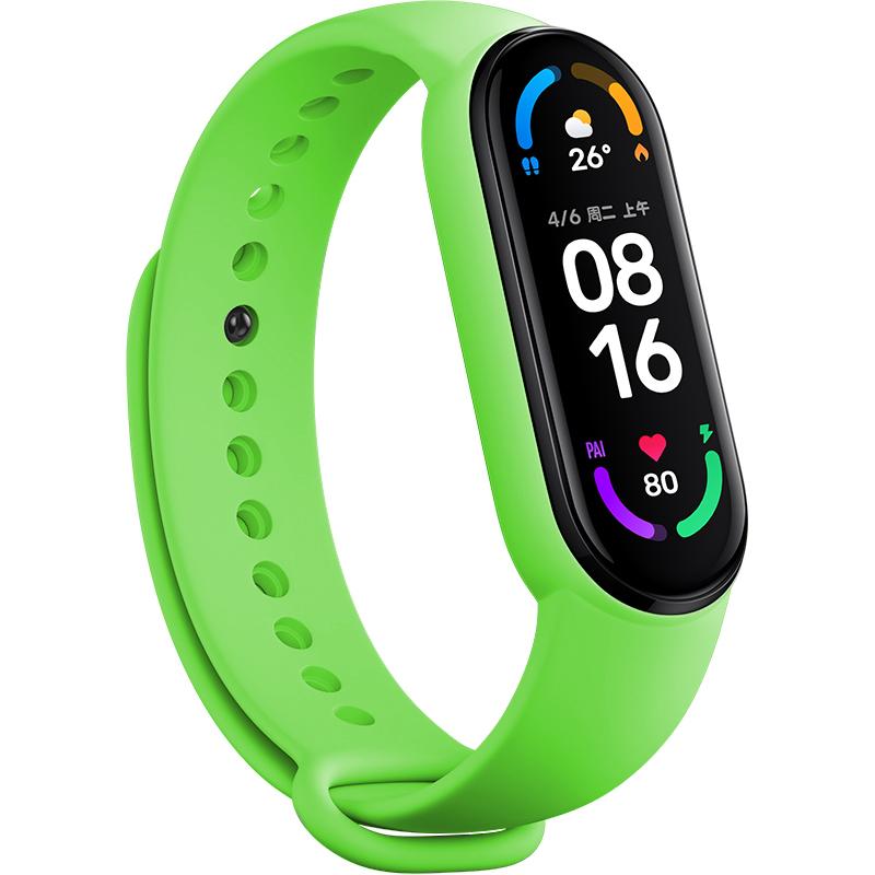 Strap for Xiaomi Mi Band 6 7 Bracelet Sport Silicone Watch Wristband Miband Band6 Band4 Correa For Xiaomi Mi Band 3 4 5 7 Straps