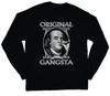 Long Sleeve T-shirt for Men Benjamin Franklin Original Gangster Tee Shirt