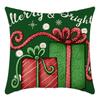 Christmas Throw Pillowcase Home Nordic Holiday Decoration Linen Super Soft Short Plush Sofa Pillowcase