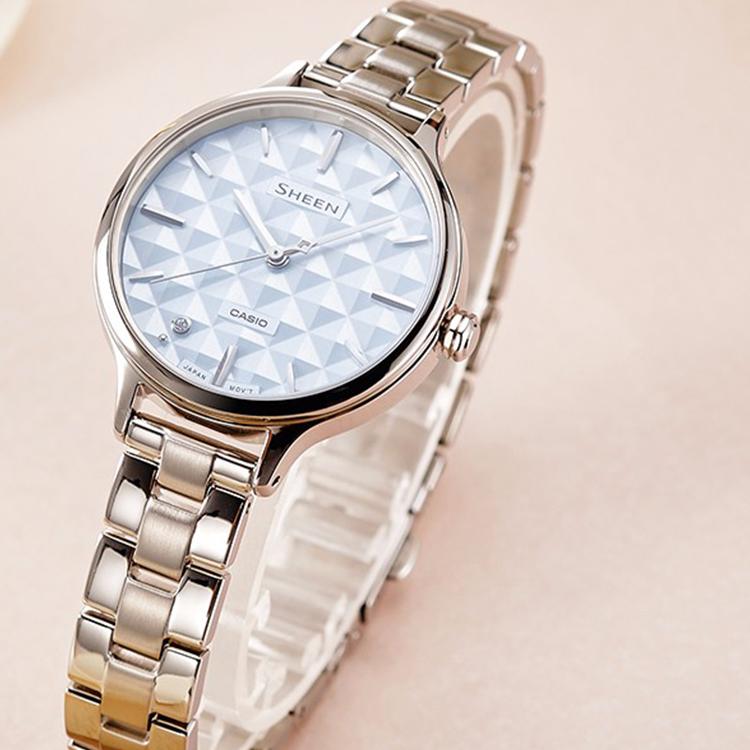Casio Women's SHEEN Blue Watch SHE-4545D-2AU