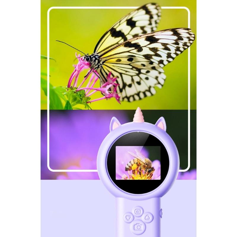 Handheld Pocket Digital Microscope for Youngly Explorers with Recording Functions High Definition Imaging Learning Tool
